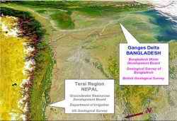 bottom ganga flowing to bangladesh
