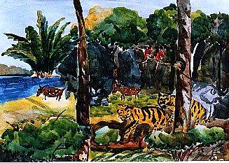 Children's painting  competion to save  the royal bengal tiger and the largest mangrove forest of the world, by CARDMA