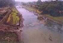 Kumar river - a dead and polluted river 