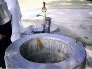 dug well constructed by ngo although tubewell (green) water is good